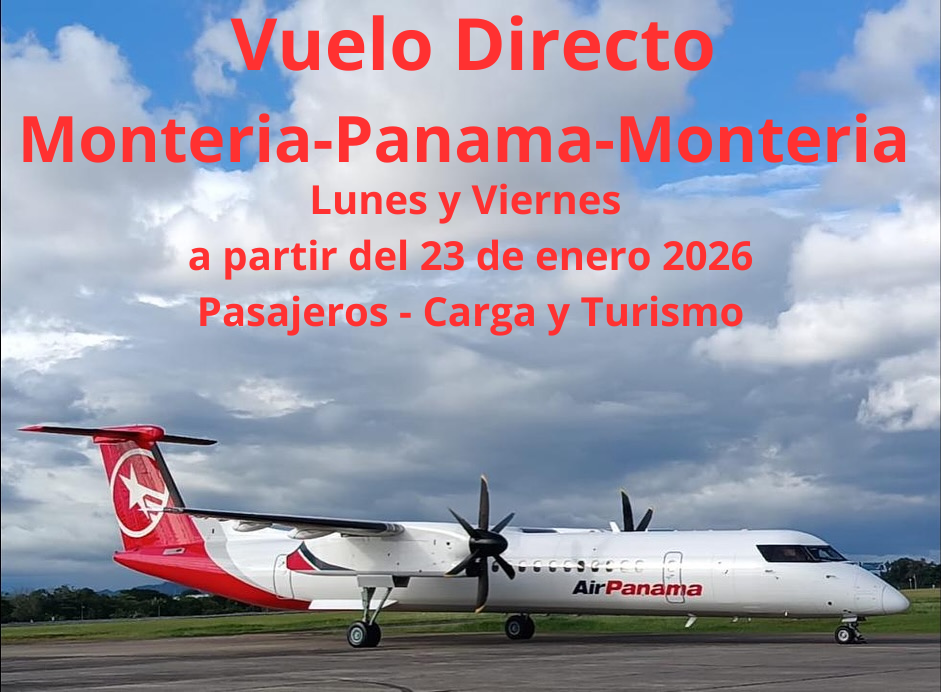 vuelo directo monteria panama monteria 2
